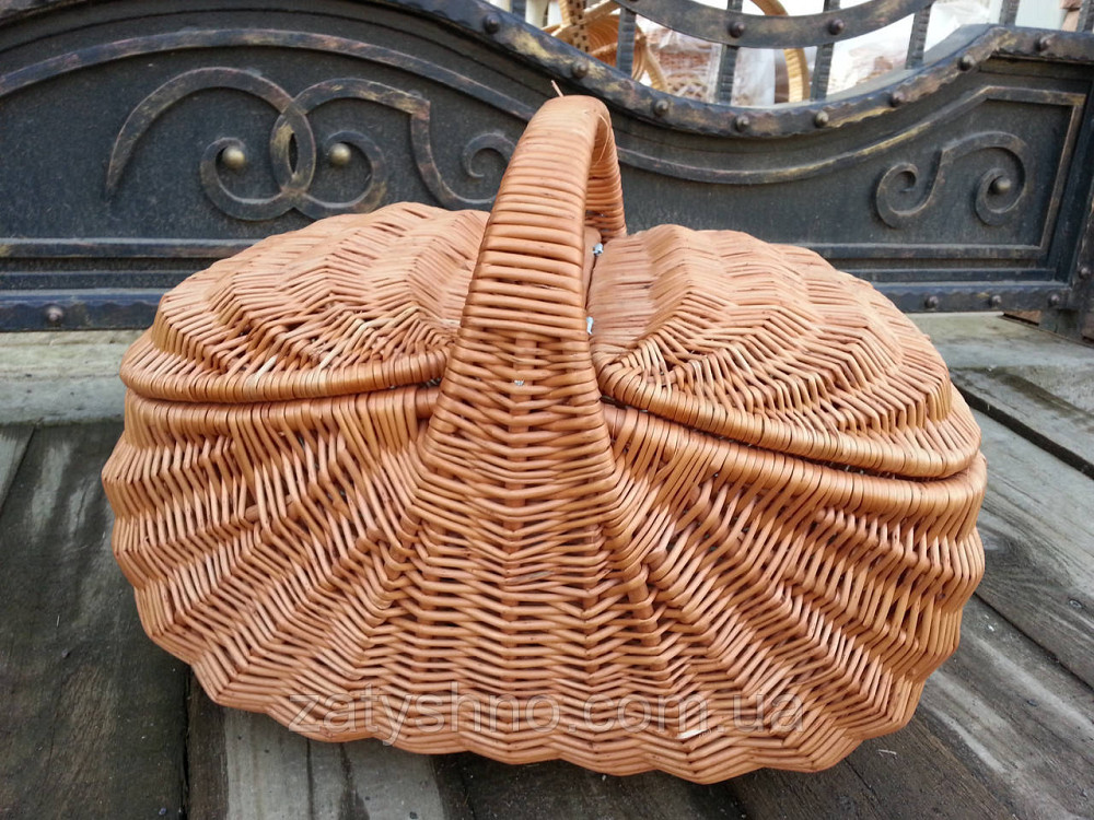 Плетеная корзина пикник овальная Киев - изображение 4