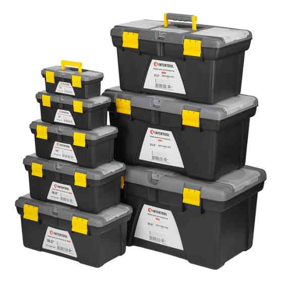 Комплект ящиків для інструментів 8 од.: BX-0310 10", BX-0312 12", BX-0314 14", BX-0316 16,5", BX-0318 18,5", BX-0321 21" Львів
