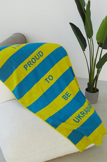 Рушник з патріотичним дизайном Ideal Textile 70х140 см у подарунковому упакуванні (56860971) Чернівці - фото 5