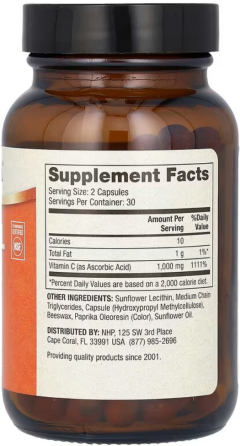 Ліпосомальний вітамін С Dr. Mercola Liposomal Vitamin C 1000 мг 60 капсул Київ