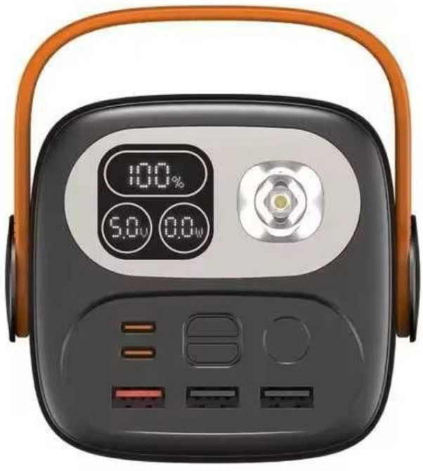 Повербанк для ноутбуків, зарядна станція 60000 mAh 100W PD+QC Black. Київ - фото 6