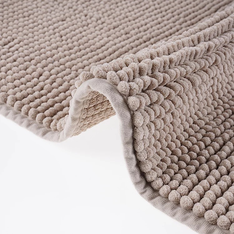 Килимок для ванної кімнати та душу з м'яким ворсом Bathlux 80*50 із спеціального нековзного матеріалу Бежевий Кам'янець-Подільський - фото 5