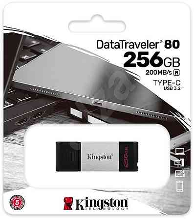 Flash Kingston USB 3.2 DT 80 256GB Type-C Киев