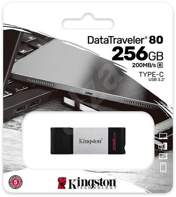 Flash Kingston USB 3.2 DT 80 256GB Type-C Киев - изображение 4