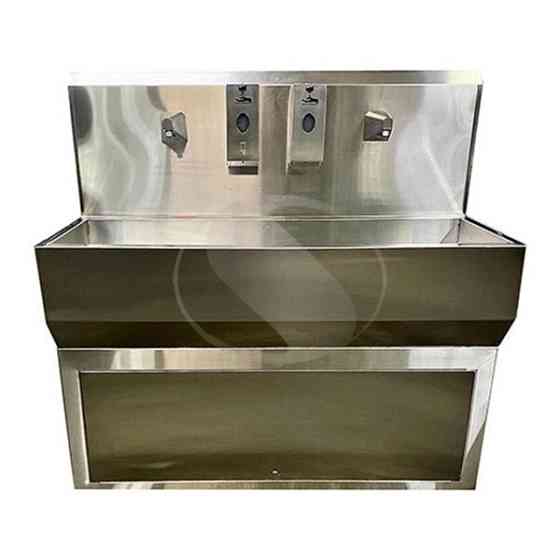 Умивальник сенсор на дві секції із тумбою Київ