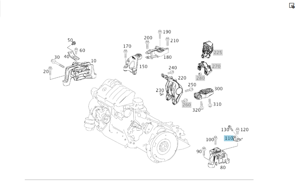 Mercedes-Benz  A2462410221 Кронштейн на подушці АКПП CLA Shooting Brake X117 CLA C117 GLA X156 A-class W176 B-class W242 B-class W246 Одесса - изображение 2