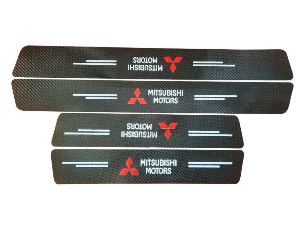 Захисна плівка на пороги Mitsubishi (карбонова стрічка) к-т 4шт Винница - изображение 1