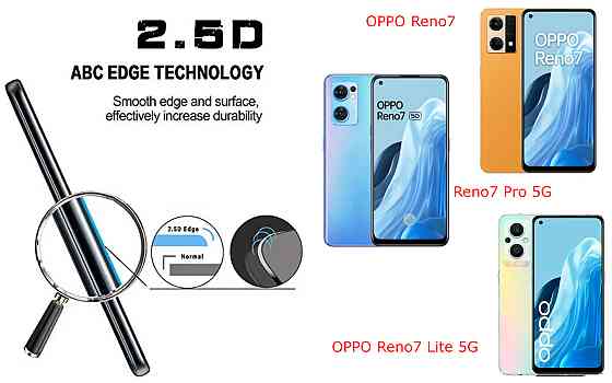 Защитное стекло ArmorGlass для OPPO Reno7, Reno7 Pro 5G, Reno7 Lite 5G – устойчивое к царапинам и ударам Киев