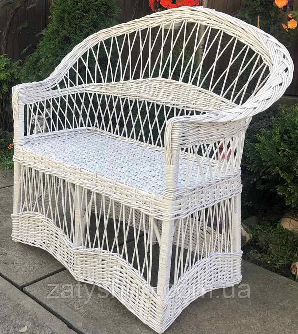 Диван білий не великий на балкон (довжина 110) Київ - фото 5