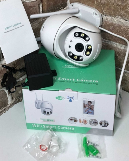 Wi-Fi вулична камера відеоспостереження 5мп. ( Блок живлення в подарунок! Київ - фото 4