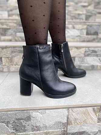 Жіночі черевики YDG-bellini чорні натуральна шкіра висота каблука 7см розмір 36 (2023) Коломия