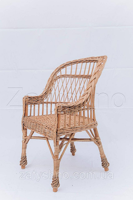 Кресло плетеное для отдыха | кресло плетеное для дачи | кресло плетеное кресло Киев - изображение 1