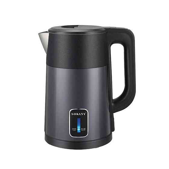 Электрочайник с автоматическим отключением 2.5 л Sokany дисковый бытовой 1500 Вт SK-09017G Киев