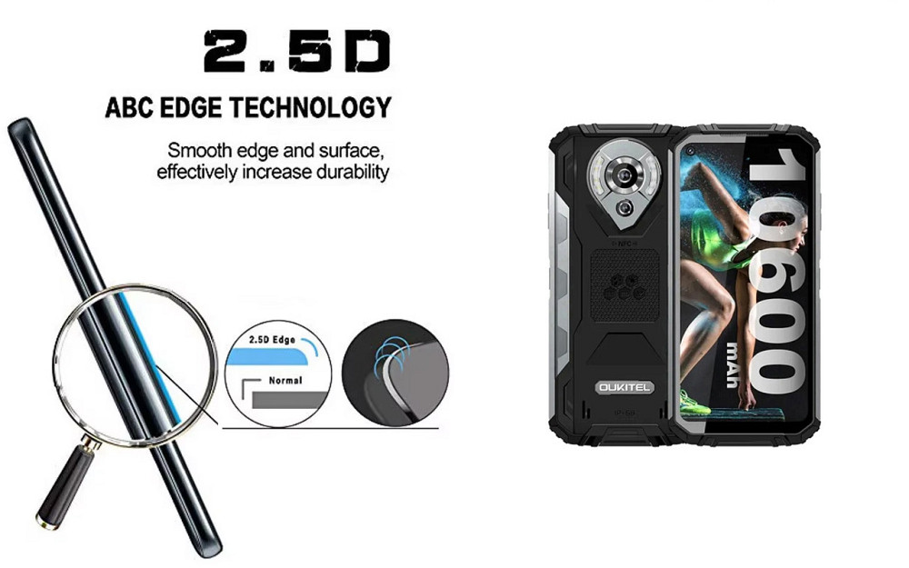 Захисне скло ArmorGlass для Oukitel WP16 – стійке до подряпин та ударів Київ - фото 2