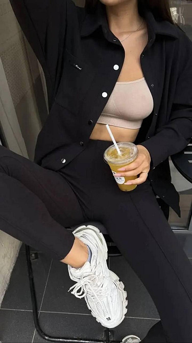 Женский стильный привлекательный костюм микро флис на дайвинге Черный, 46/48 Одесса - изображение 2