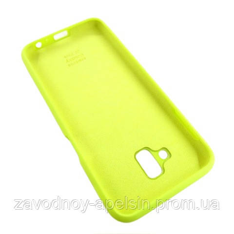 Samsung J6 Plus J610 Чохол силіконовий Silicone Cover (жовтий) Одеса - фото 2