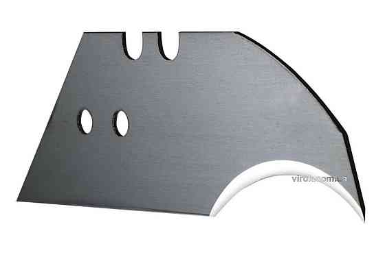 Лезо змінне трапецевидне з вигнутим вістрям STANLEY : M= 19 x 0.65 мм. L = 60 мм. 5 (Шт/Уп.) Одеса