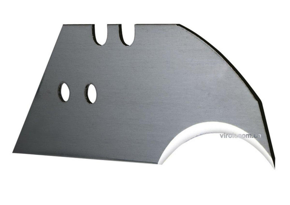 Лезо змінне трапецевидне з вигнутим вістрям STANLEY : M= 19 x 0.65 мм. L = 60 мм. 5 (Шт/Уп.) Одеса - фото 1