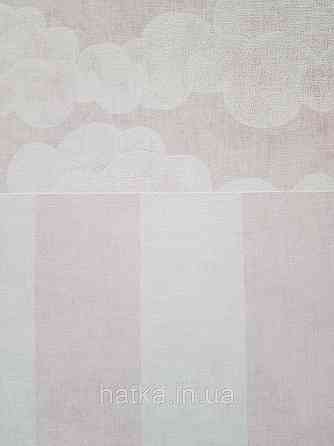 Обои виниловые на флизелине AS Creation Mia and Paul 0.53х10  полосы широкие розовые белые Киев