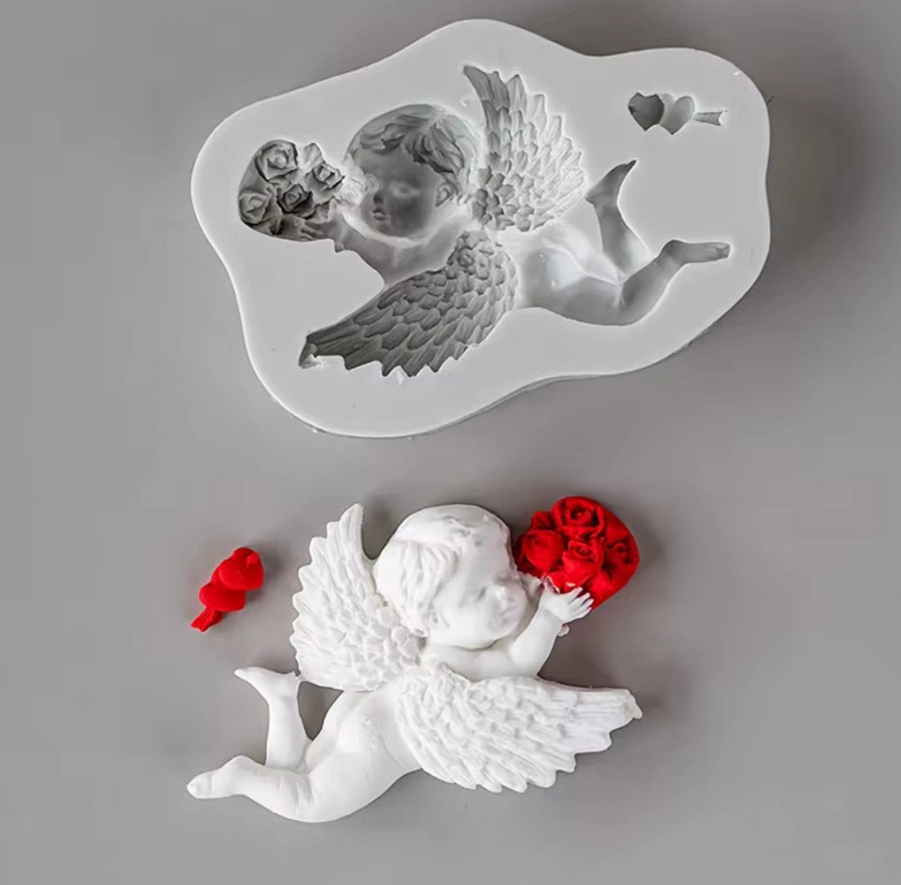 Кондитерский молд Ангел 60 на 88 мм серый Киев - изображение 1
