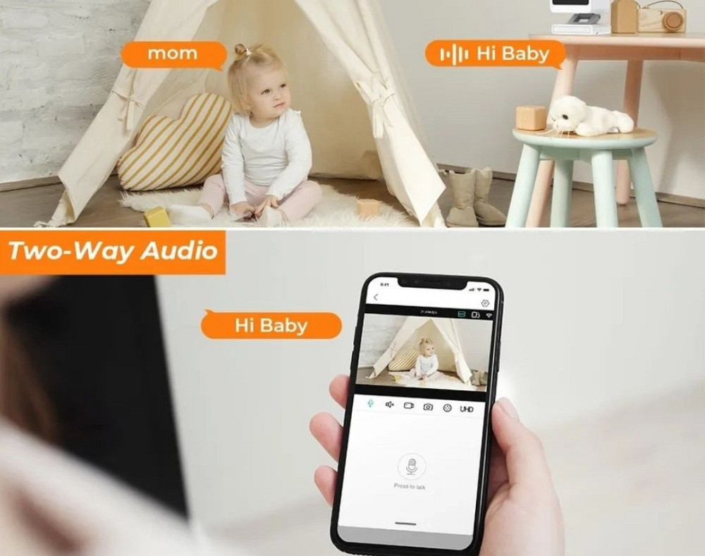 Камера IP відеоняня відеонагляд спостереження видеонаблюдения в будинок. Харків - фото 2