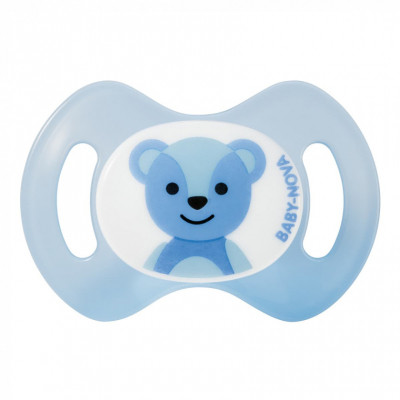 Пустушка Baby-Nova Teddy 0-2 міс., блакитна (3966388) Вінниця - фото 1