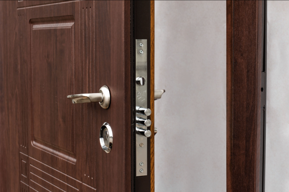 Двері вхідні Наші Двері Стандарт ПВХ Б-262  Дуб темний 960х2040 мм Київ - фото 2