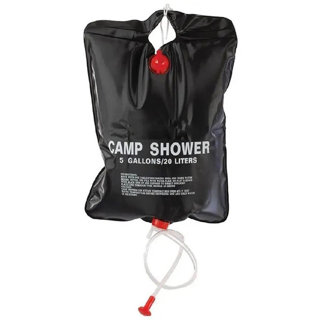 Походный туристический душ 20л 50°C CAMP SHOWER 41x60 см, кемпинговый душ с шнуром и крюком для подверса IS-31 Львів - фото 8