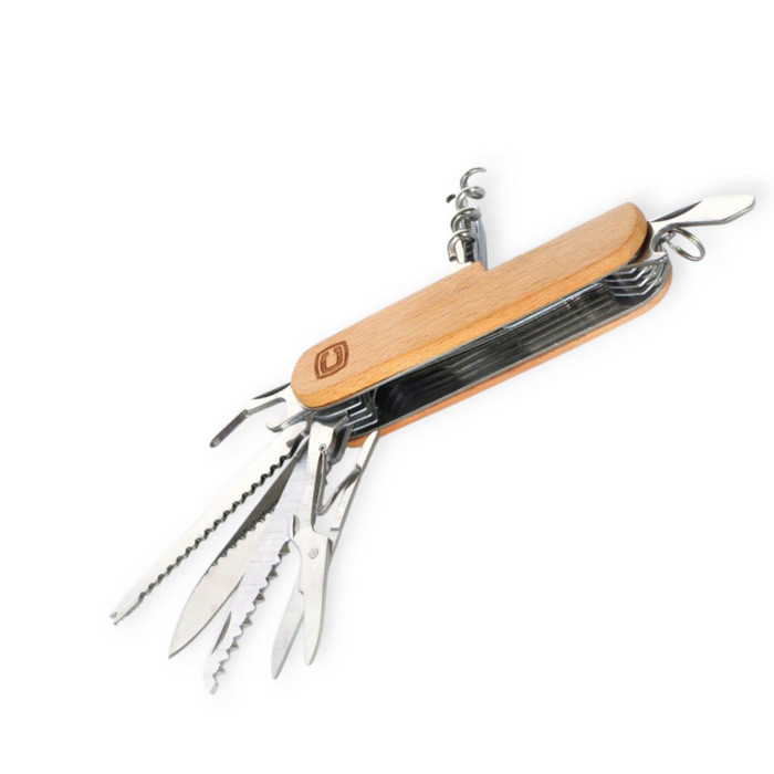 Мультиинструмент 15 в 1, L- 94мм (чехол) нержавейка, деревянная ручка Мукачево - изображение 5