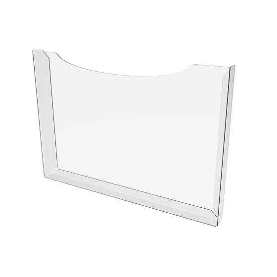 Карман буклетница EKOSTAR А4 гор, 0,7 ПЭТ 10мм со скотчем Киев