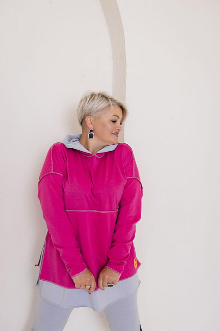 Жіночий прогулянковий костюм двонитка Малина, 48/52 Одеса - фото 5