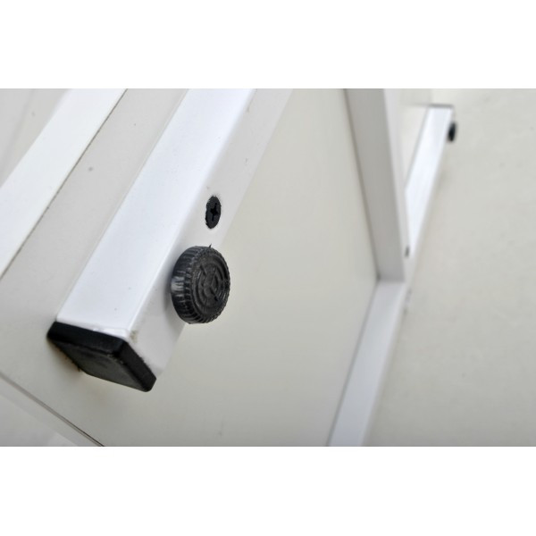 Педикюрная подставка с белой полочкой, белый металл Киев - изображение 4