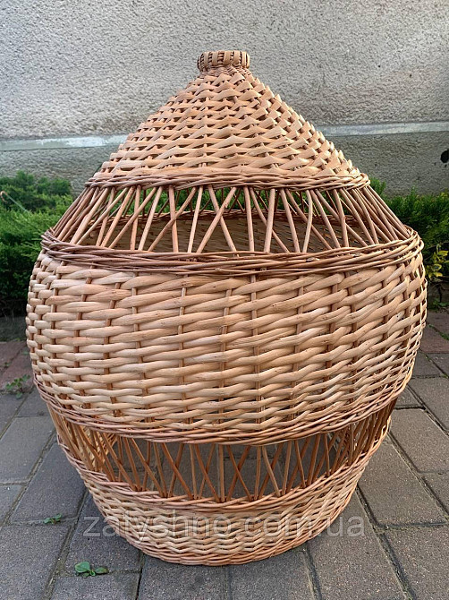 Люстра плетена із лози фігурна Київ - фото 3