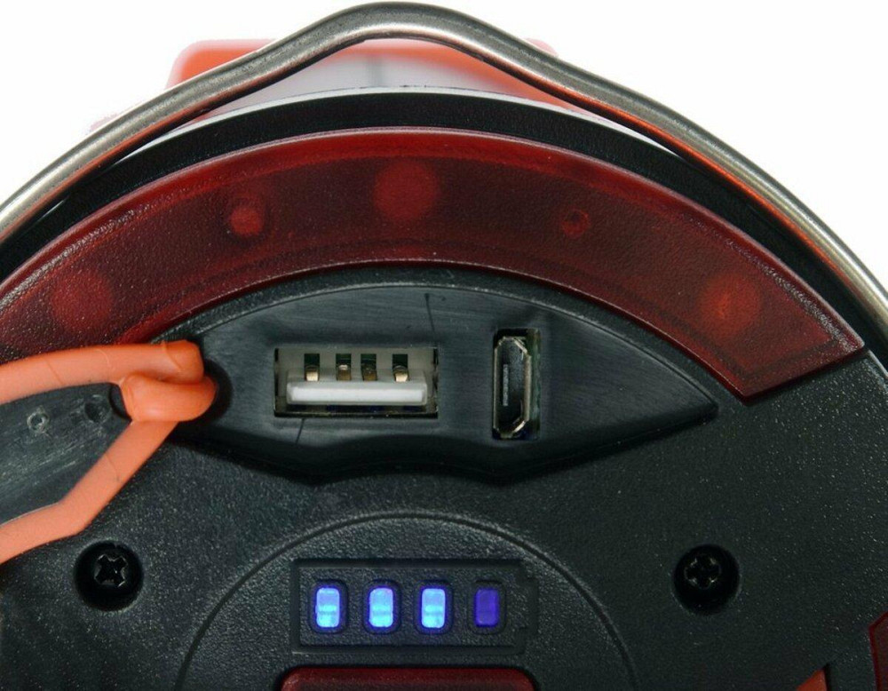 Ліхтар LED-діодний акумулятор YATO Li-Ion 3.7В, 1Вт, 600-1200Лм з ручкою, зарядний USB пристрій [10] Одесса - изображение 7