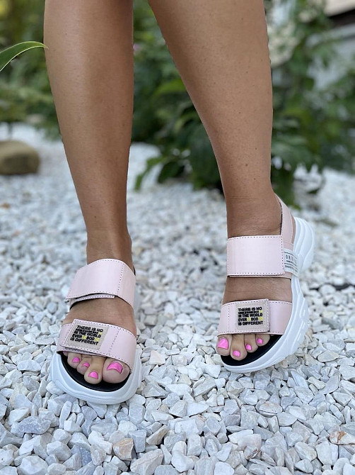 teona Босоніжки жіночі TEONA 127 пудра (літо, шкіра натуральна) (4102) Коломия - фото 9