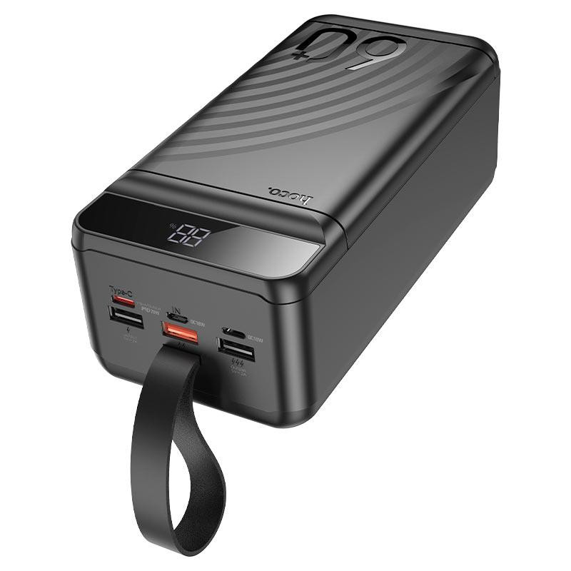Портативный аккумулятор HOCO J123C 60000mAh с дисплеем черный Киев - изображение 5