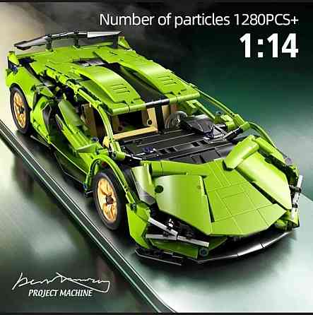 Конструктор Technic Lamborghini Sian FK937, 1280 деталей, масштаб 1:14 — спортивна машина Ламборджині FKP 37 Київ