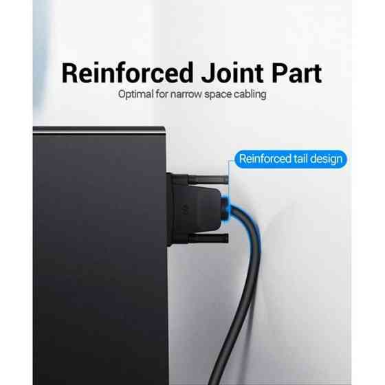 Кабель Vention DVI 1.5м черный Киев