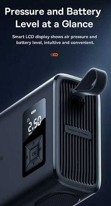 Автомобильный насос: Baseus Mega Energy/ Pump Series Dual Cylinder Wireless Киев - изображение 6