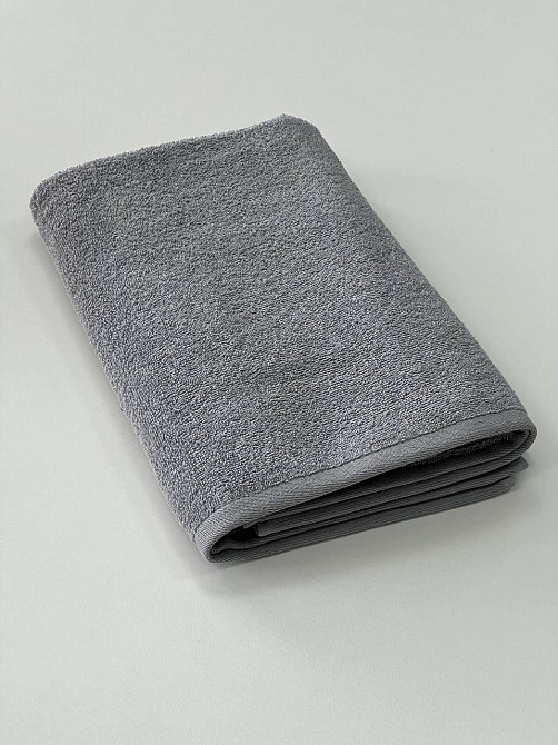 Рушник махровий Ideal Textile однотонний 50х90 см 360 г/м2 (56861134) Для рук та обличчя, сірий Чернівці - фото 6