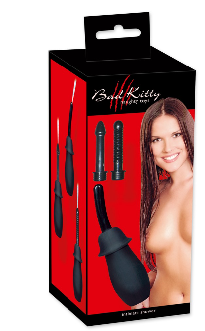 Анальный душ Bad Kitty Douche с тремя насадками Sex Aura Киев - изображение 2