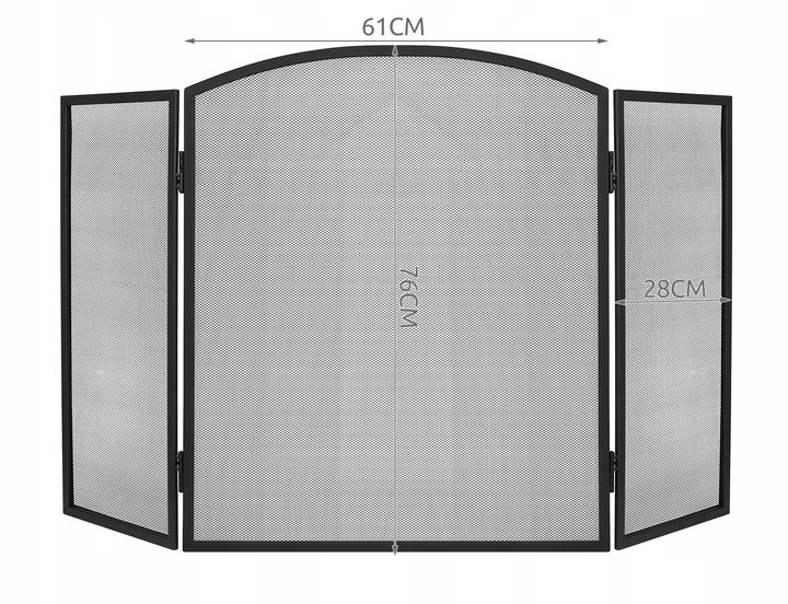 Защитная решетка безопасности для камина 118х76 см Kaminer (8787) Нововолынск - изображение 9