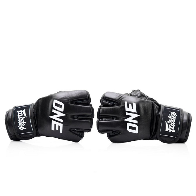 Рукавиці для ММА Fairtex FGV12 ONE Black M Кам'янське - фото 3