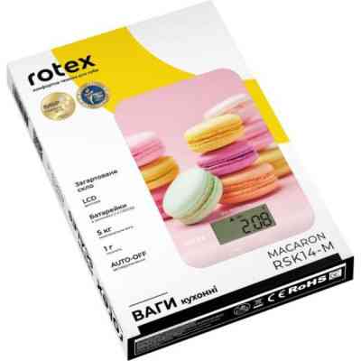 Ваги кухонні Rotex RSK14-M macaron Вінниця