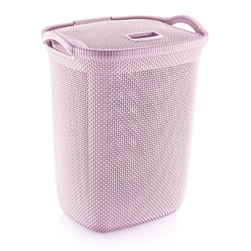 Кошик для білизни 63л пудра Honeycomb ELIF Житомир - изображение 1