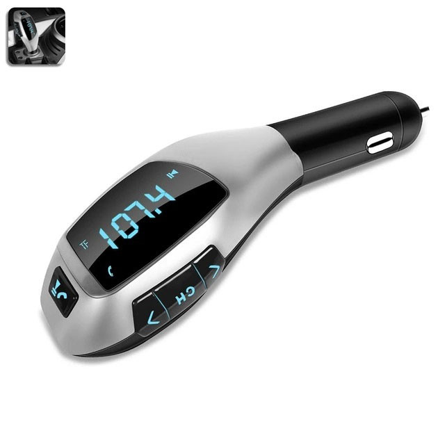 Трансмиттер для автомобильного звука по Bluetooth X5 ВТ, FM-передатчик для музыки в автомобиль JP-65 Львов - изображение 13