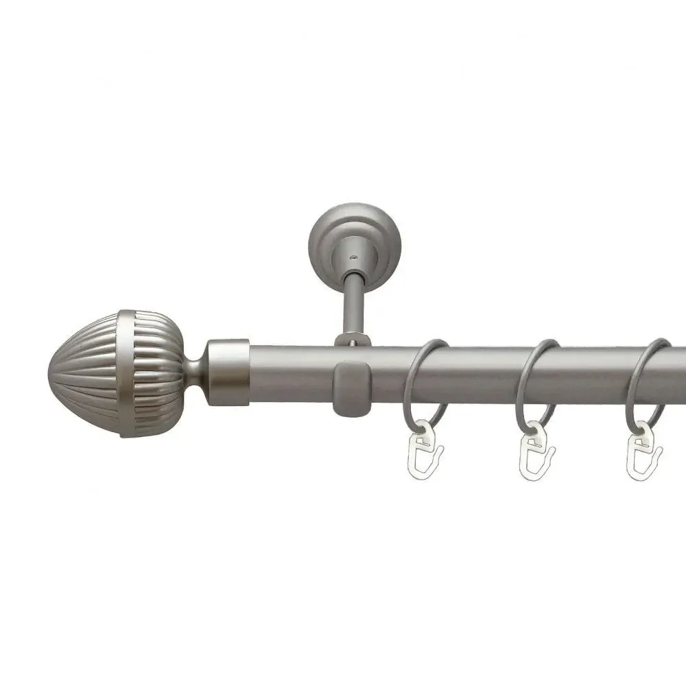 Карниз Orvit Одеон металевий однорядний відкритий Сатин 25 мм 200 см (00-00010223) Львов - изображение 1