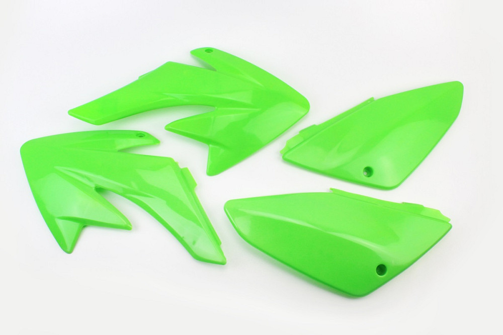 пластик - ВЕСЬ к-кт деталей - 7од. ЗЕЛЕНИЙ, Honda CRF70/KAYO CRAZY CAT 140cc/GEON X-PIT Київ - фото 1