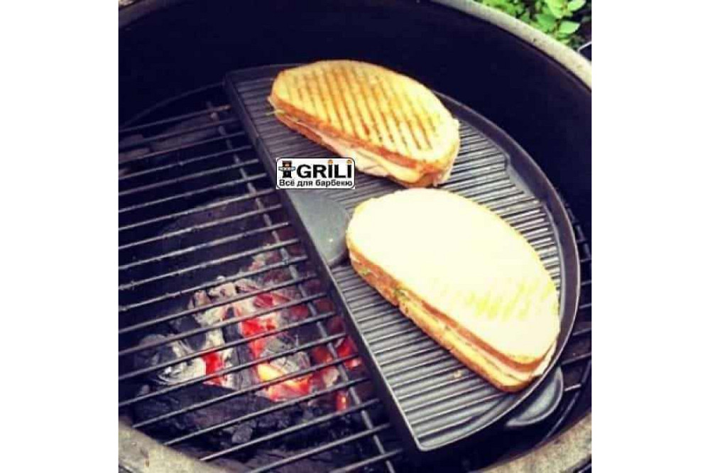 Плита, планча чавунна 23х46x1см для гриля L Big Green Egg 122988 (CIGHL / 104090) Код: 003085 Рівне - фото 7