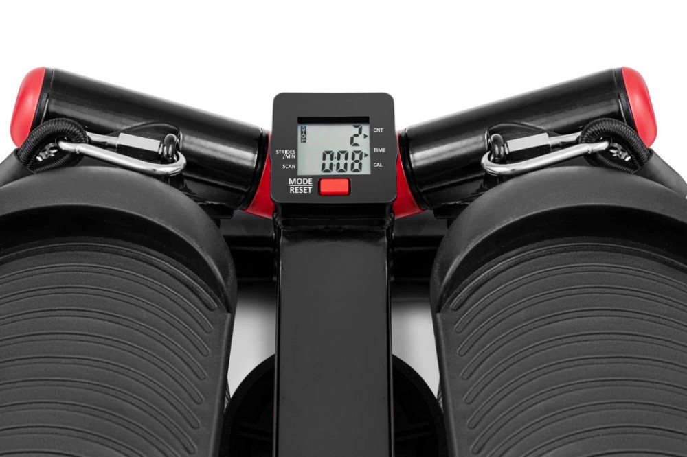 Степпер HS-045S Red для домашніх тренувань фітнесу, кардіо та схуднення, компактний тренажер для ніг і сідниць Київ - фото 10